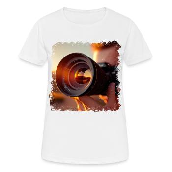Digital Cameras - A Tool for Amateur Photographers - Women's Breathable T-Shirt - white - Front - AI Model Female 172 dark (172cm)