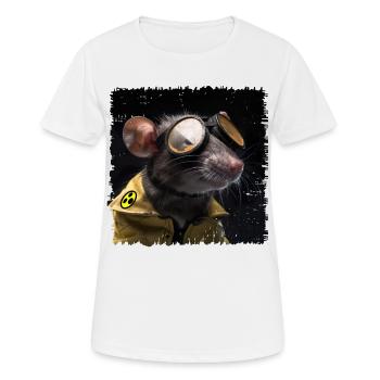 Rats have poor eyesight - Women's Breathable T-Shirt - white - Front - AI Model Female 172 dark (172cm)