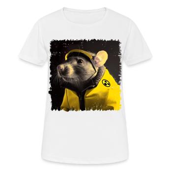 Ratten im Kampfmittelbeseitigungsdienst - Frauen T-Shirt atmungsaktiv - Weiß - Vorne - AI Model Female 172 dark (172cm)