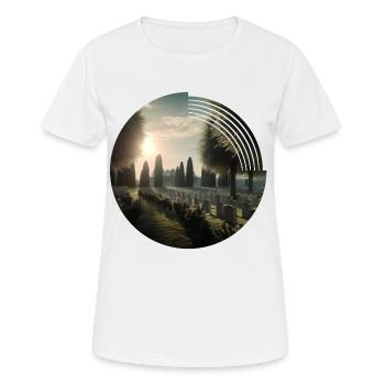 Stop the wars in this world! - Women's Breathable T-Shirt - white - Front - AI Model Female 172 dark (172cm)