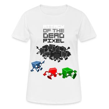 dead pixel - Frauen T-Shirt atmungsaktiv - Weiß - Vorne - AI Model Female 172 dark (172cm)