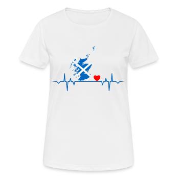 kilt is love life kilt schottenrock real men sco - T-shirt respirant Femme - blanc - Devant - AI Model Female 172 dark (172cm)