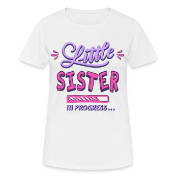 Sœur en cours - T-shirt respirant Femme - blanc - Devant - AI Model Female 172 dark (172cm)