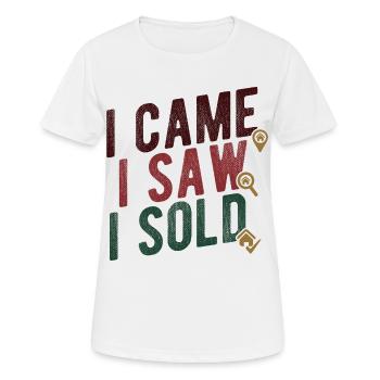 Immobilien-Händler Für Immobilien-Makler - Frauen T-Shirt atmungsaktiv - Weiß - Vorne - AI Model Female 172 dark (172cm)