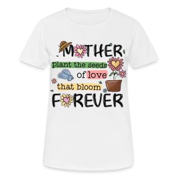 Mama Geschenkidee Garten Liebe - Frauen T-Shirt atmungsaktiv - Weiß - Vorne - AI Model Female 172 dark (172cm)
