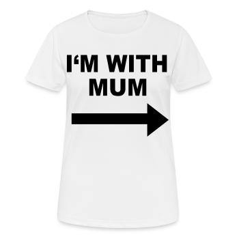 Bébé - T-shirt respirant Femme - blanc - Devant - AI Model Female 172 dark (172cm)