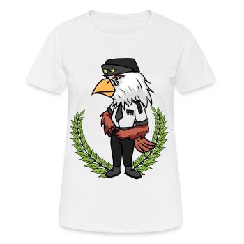 Piloten Pilot Fliegen Flugzeug Kapitän Vogel Flug - Frauen T-Shirt atmungsaktiv - Weiß - Vorne - AI Model Female 172 dark (172cm)