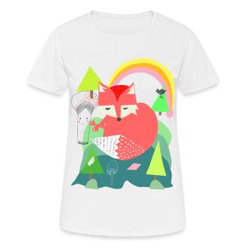 Bleib wie du bist - Frauen T-Shirt atmungsaktiv - Weiß - Vorne - AI Model Female 172 dark (172cm)