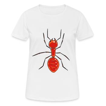 Fourmis Insectes Forêt Animaux Forêt Habitant Enfant - T-shirt respirant Femme - blanc - Devant - AI Model Female 172 dark (172cm)