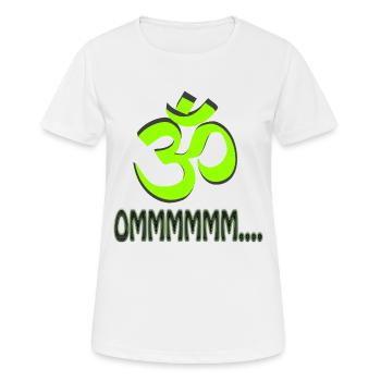 MANTRA OMMMMMMMM ...... - Frauen T-Shirt atmungsaktiv - Weiß - Vorne - AI Model Female 172 dark (172cm)