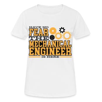 Maschinenbau Maschinenbauer Ingenieur Geschenkidee - Frauen T-Shirt atmungsaktiv - Weiß - Vorne - AI Model Female 172 dark (172cm)