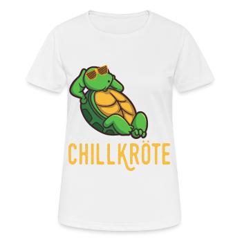Le crapaud froid - T-shirt respirant Femme - blanc - Devant - AI Model Female 172 dark (172cm)