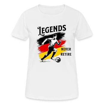 Germany Merchandise - Passion for Sport - Women's Breathable T-Shirt - white - Front - AI Model Female 172 dark (172cm)