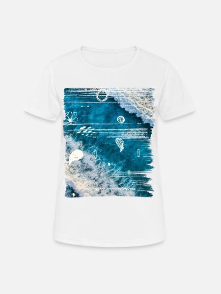 OCEAN - T-shirt respirant Femme - blanc