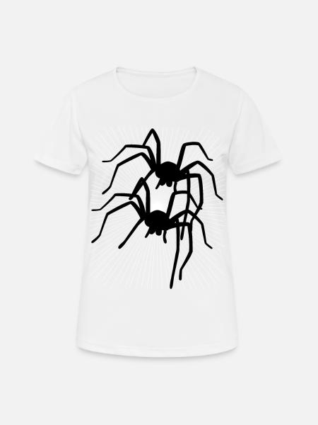 Spider Spiders Animals Crawling Disgust Horror - Women's Breathable T-Shirt - white