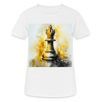 Yellow Chess Bishop - Women's Breathable T-Shirt - white - Front - AI Model Female 172 dark (172cm)