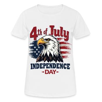 Amerika USA Adler 4th July Independence Day - Frauen T-Shirt atmungsaktiv - Weiß - Vorne - AI Model Female 172 dark (172cm)