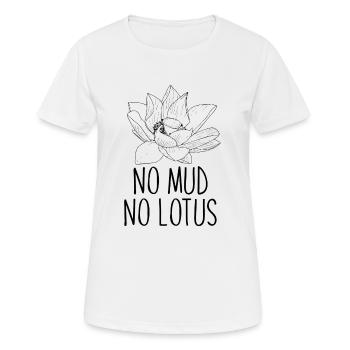 Lotus - T-shirt respirant Femme - blanc - Devant - AI Model Female 172 dark (172cm)