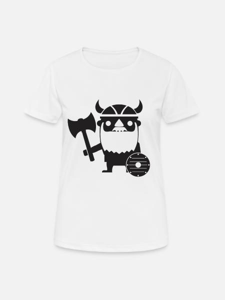 Wikinger - Frauen T-Shirt atmungsaktiv - Weiß