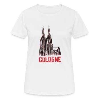 Cologne - Women's Breathable T-Shirt - white - Front - AI Model Female 172 dark (172cm)