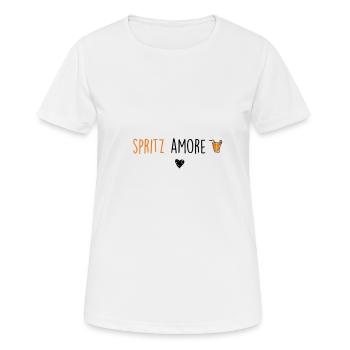 spritz - T-shirt respirant Femme - blanc - Devant - AI Model Female 172 dark (172cm)