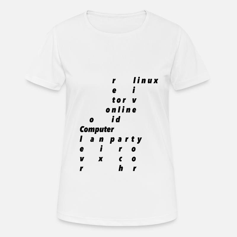 computer - Women's Breathable T-Shirt - white