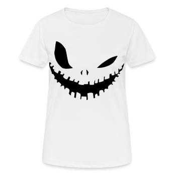 Halloween Mask - Funny mouthguard design - Women's Breathable T-Shirt - white - Front - AI Model Female 172 dark (172cm)