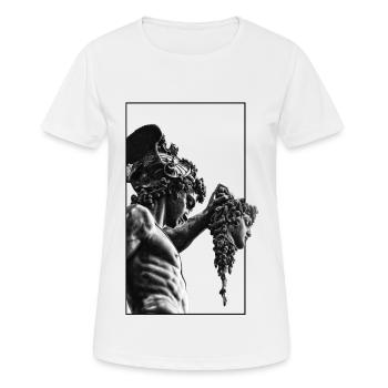 Persée - T-shirt respirant Femme - blanc - Devant - AI Model Female 172 dark (172cm)