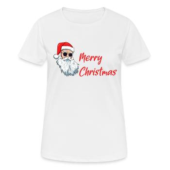 Joyeux Noël - T-shirt respirant Femme - blanc - Devant - AI Model Female 172 dark (172cm)
