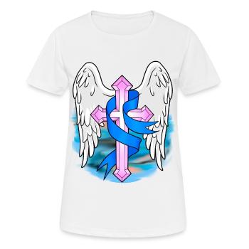 Cross Crosses Symbols Church God Jesus Religion - Women's Breathable T-Shirt - white - Front - AI Model Female 172 dark (172cm)