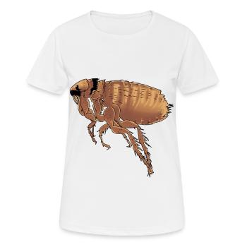 Puces puces vermine ravageurs insectes nature - T-shirt respirant Femme - blanc - Devant - AI Model Female 172 dark (172cm)