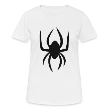 Spinnenkostüm Spinne Geschenk Spinnen Halloween - Frauen T-Shirt atmungsaktiv - Weiß - Vorne - AI Model Female 172 dark (172cm)