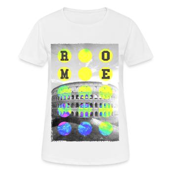 Rome Rome Italy City Skyline Home Love Holiday - Women's Breathable T-Shirt - white - Front - AI Model Female 172 dark (172cm)
