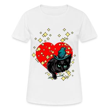 La gueule de bois magique de l’amour de la Saint-Valentin évoque la gueule de bois - T-shirt respirant Femme - blanc - Devant - AI Model Female 172 dark (172cm)