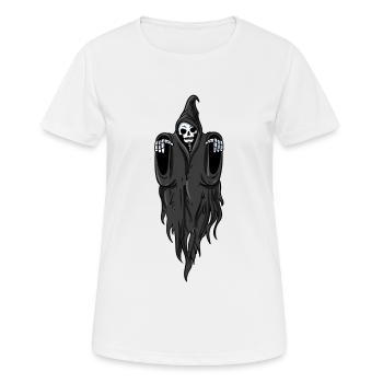 volant morts-vivants - T-shirt respirant Femme - blanc - Devant - AI Model Female 172 dark (172cm)