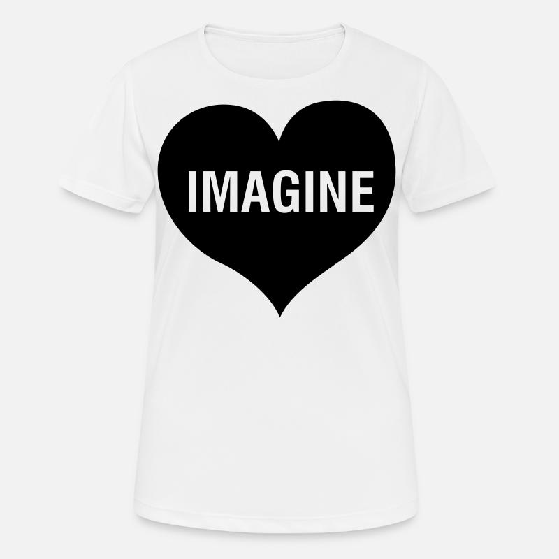 IMAGINE - T-shirt respirant Femme - blanc