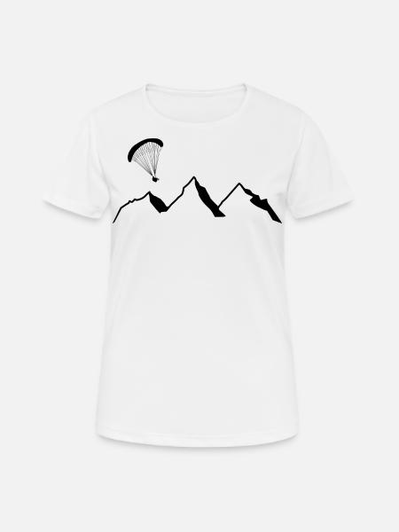 Parapente - T-shirt respirant Femme - blanc