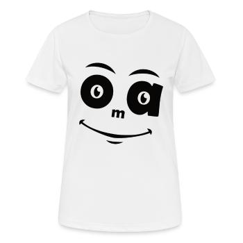 Grand-mère grand-mère - T-shirt respirant Femme - blanc - Devant - AI Model Female 172 dark (172cm)