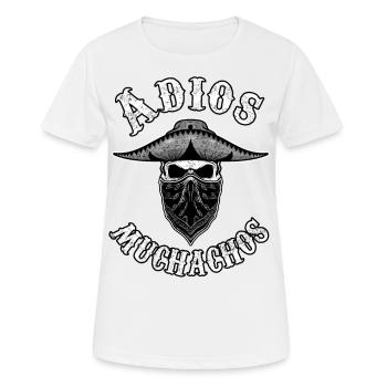 adios muchachos - Women's Breathable T-Shirt - white - Front - AI Model Female 172 dark (172cm)