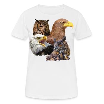 Raptors - Women's Breathable T-Shirt - white - Front - AI Model Female 172 dark (172cm)