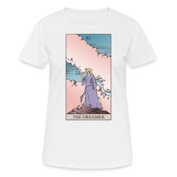 Tarot carte des rêveurs pour rêveur magique - T-shirt respirant Femme - blanc - Devant - AI Model Female 172 dark (172cm)