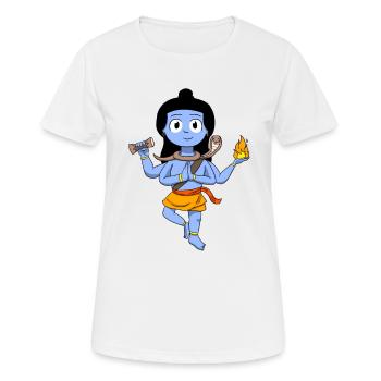 Inde Hindouisme indien Shiva Dieu I Cadeau - T-shirt respirant Femme - blanc - Devant - AI Model Female 172 dark (172cm)