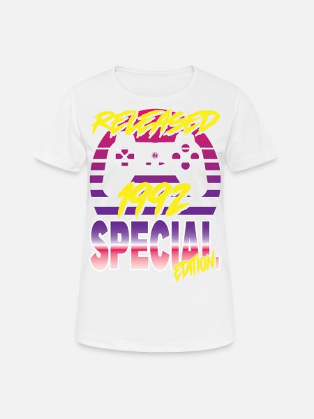Released 1992 Special Edition - Frauen T-Shirt atmungsaktiv - Weiß