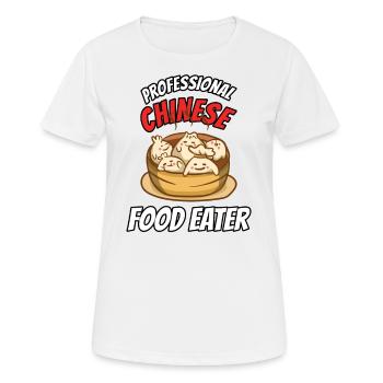 Cuisine asiatique chinoise Dim sum I Cadeau - T-shirt respirant Femme - blanc - Devant - AI Model Female 172 dark (172cm)