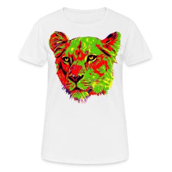 Lioness - Women's Breathable T-Shirt - white - Front - AI Model Female 172 dark (172cm)
