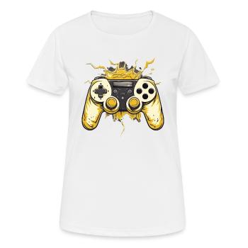 Gaming Controllers - Women's Breathable T-Shirt - white - Front - AI Model Female 172 dark (172cm)