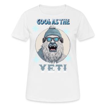 Cool as the Yeti - Women's Breathable T-Shirt - white - Front - AI Model Female 172 dark (172cm)