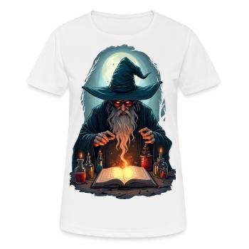 Meister der Zauberei - Frauen T-Shirt atmungsaktiv - Weiß - Vorne - AI Model Female 172 dark (172cm)