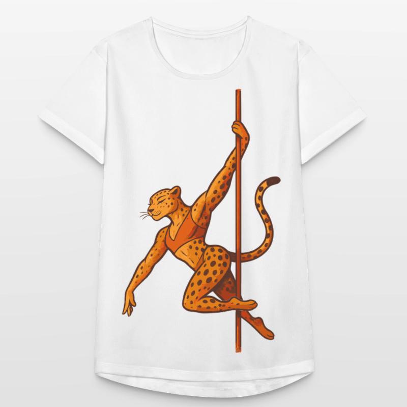 Pole Dance Leopard Pole Dancer Gift Women's Breathable T-Shirt