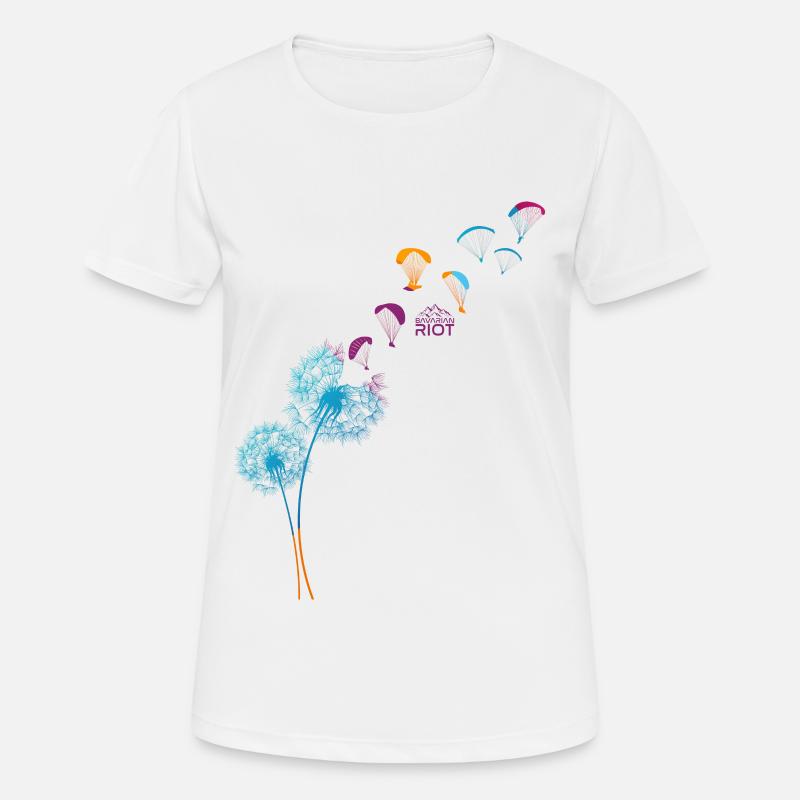 Paradan paraglider - Women's Breathable T-Shirt - white